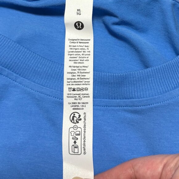 NWT Lululemon All Yours Organic Cotton Cropped T-Shirt - Picture 6 of 6